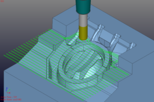 Z-level Scanning-line Rough Cutting